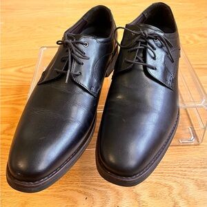 Johnston & Murphy XC4 Waterproof TRUFOAM Black Leather Shoes Mens Size 10.5